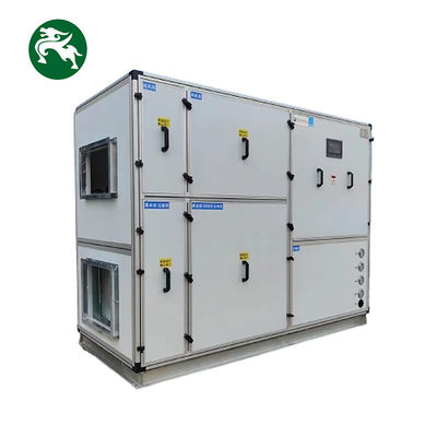 Komercyjny ciężko napędzany system inteligencji świeżego powietrza HVAC zestaw na dachu w jednym z cewką chłodzącą