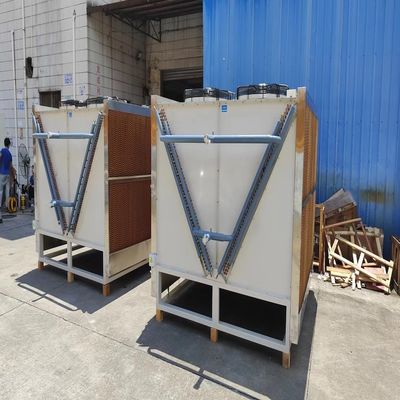 Duże chłodzenie chłodzone powietrzem Rurka miedziana Aluminiowa płetwka do chłodzenia rafinerii