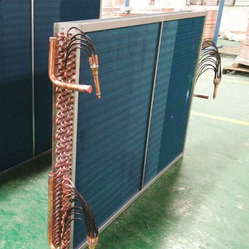 Odwilżacz, parownik, kondensator z hydrofilowymi aluminiowymi płetwami, wymiennik ciepła chłodzony powietrzem